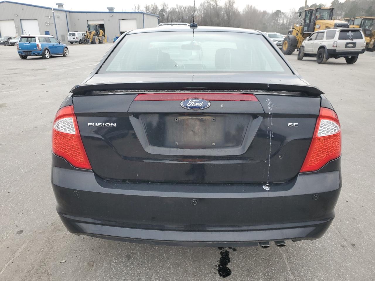 2012 Ford Fusion VIN 3FAHP0HA0CR136473 Copart auction photo, top/roof damage thumbnail 6