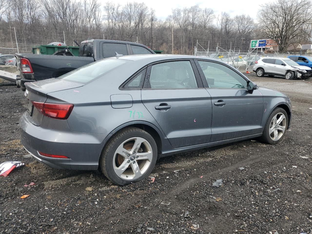 2018 Audi A3 VIN WAUAUHFF1J1008023 Copart auction photo, rear end damage thumbnail 3