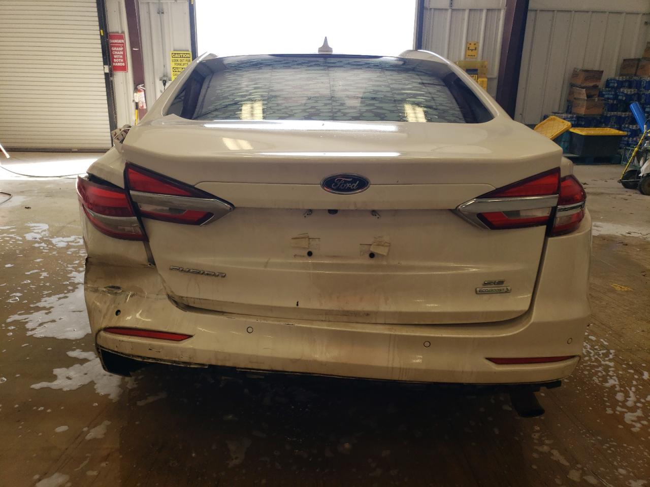 2019 Ford Fusion VIN 3FA6P0HD8KR171732 Copart auction photo, front end / rear end damage thumbnail 6