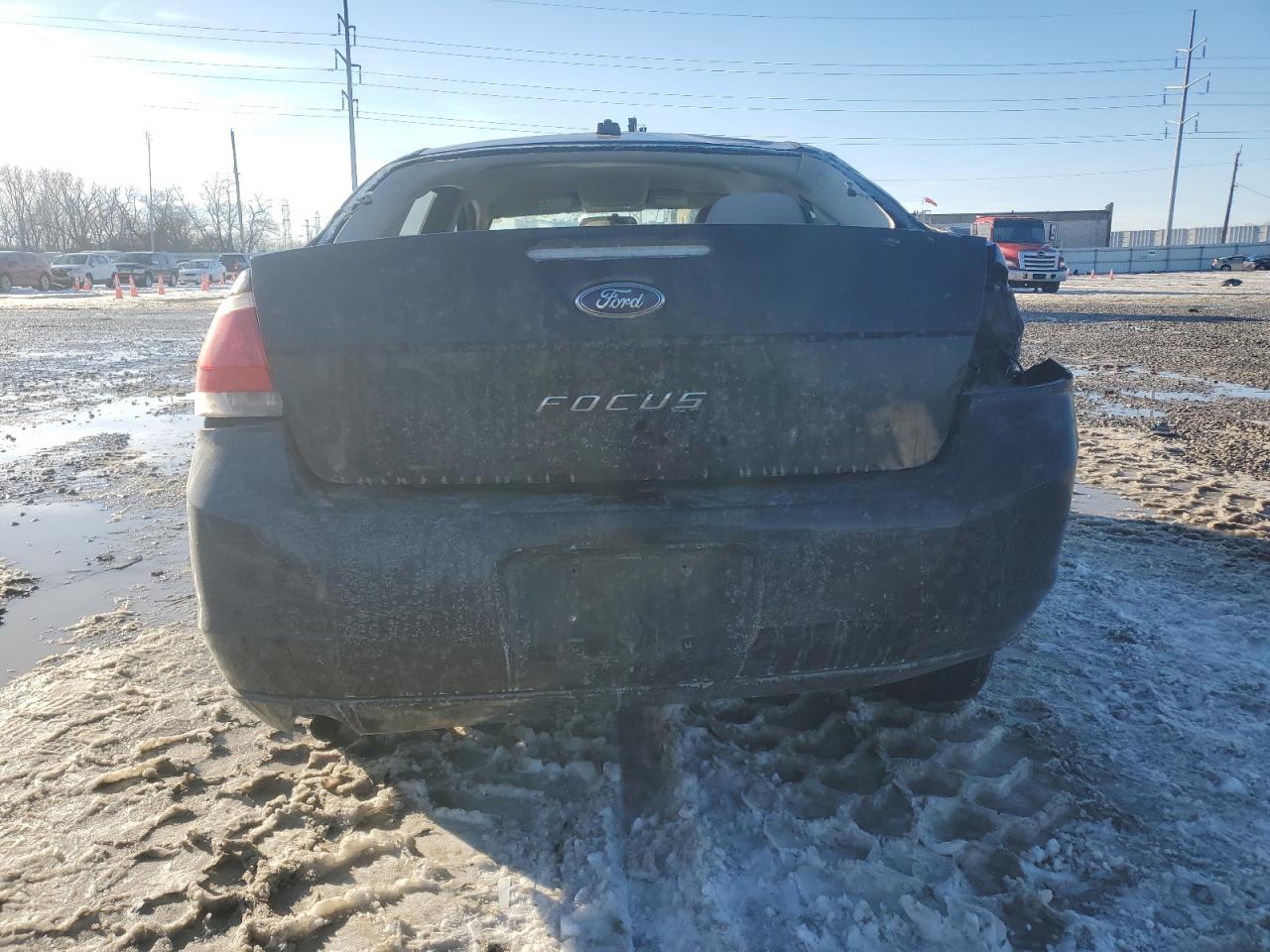 2010 Ford Focus VIN 1FAHP3EN6AW105201 Copart auction photo, front end / rear end damage thumbnail 6