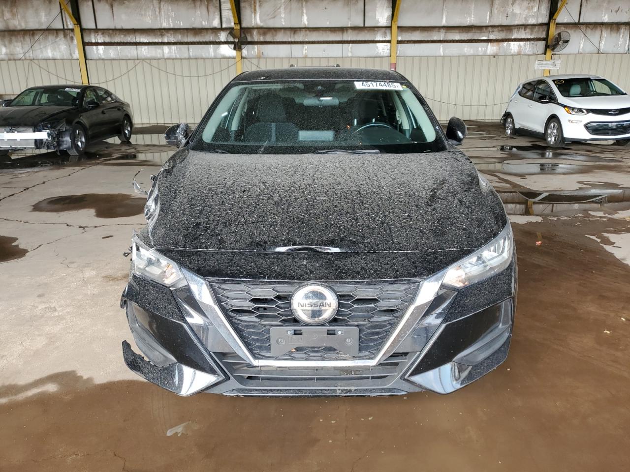 2021 Nissan Sentra VIN 3N1AB8CV4MY263241 Copart auction photo, front end / side damage thumbnail 5