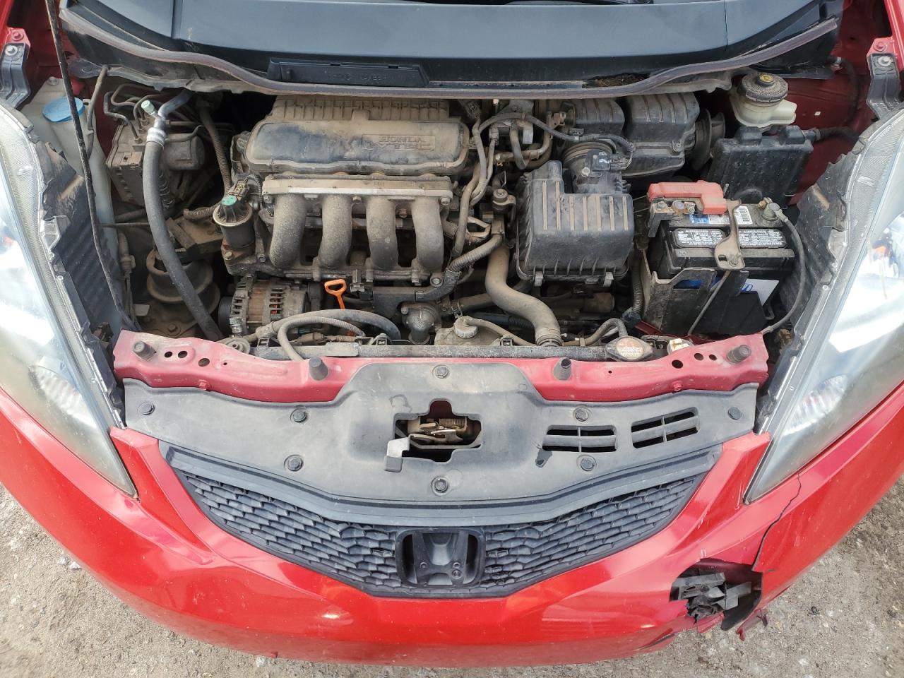 2013 Honda Fit VIN JHMGE8H30DC058075 Copart auction photo, rear end / front end damage thumbnail 12