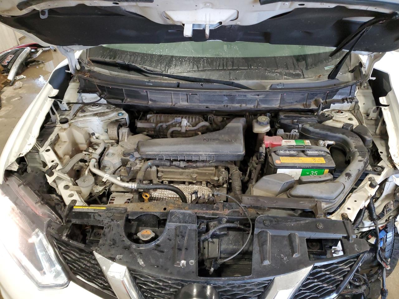 2016 Nissan Rogue VIN KNMAT2MVXGP667639 Copart auction photo, front end damage thumbnail 12