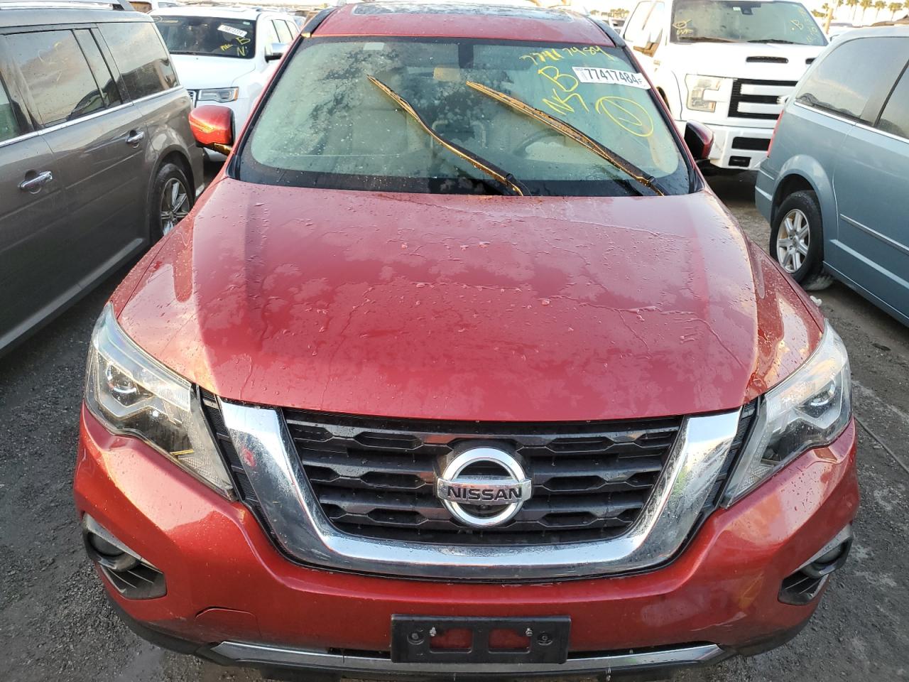 2017 Nissan Pathfinder VIN 5N1DR2MM5HC636421 Copart auction photo, water/flood damage thumbnail 5