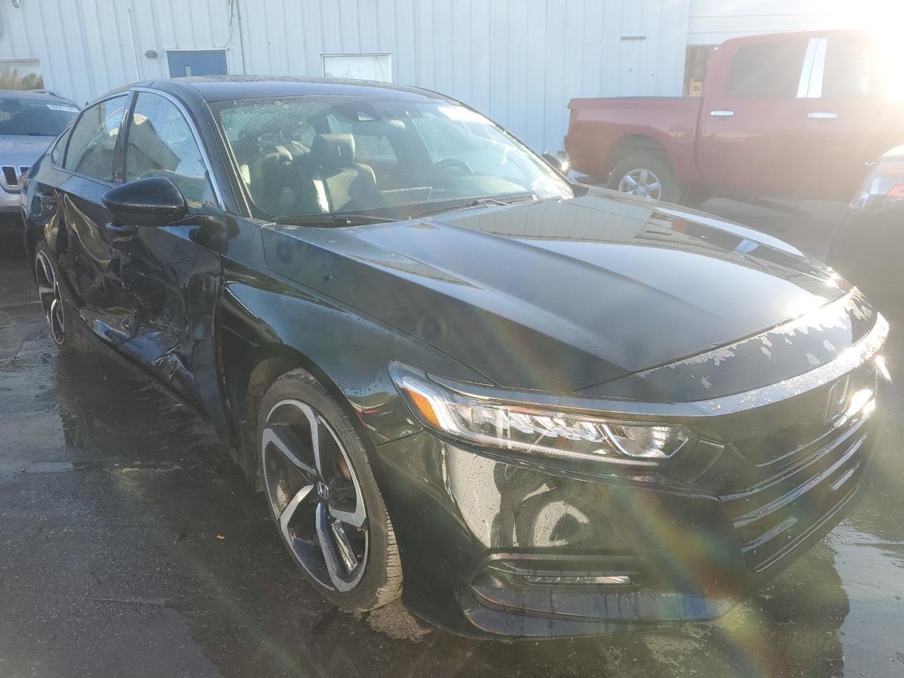 2018 Honda Accord VIN 1HGCV2F31JA025482 Copart auction photo, side damage thumbnail 4