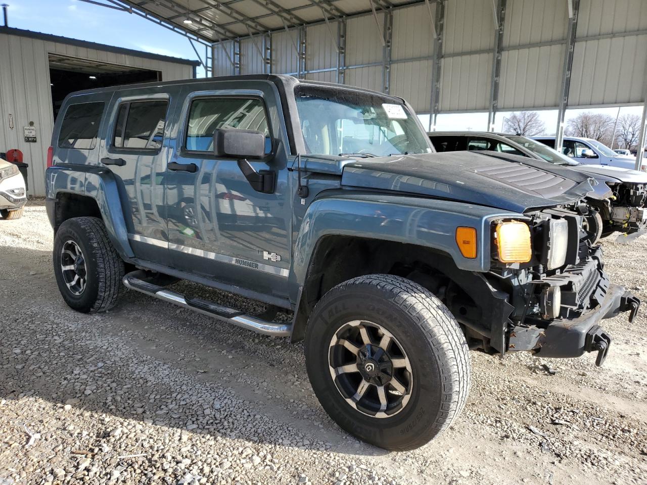 2007 Hummer H3 VIN 5GTDN13E678229710 Copart auction photo, front end damage thumbnail 4