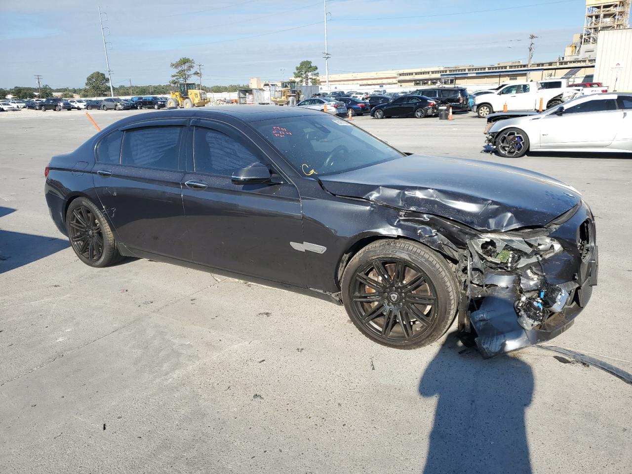 2015 BMW 7er VIN WBAYE8C51FD781698 Copart auction photo, front end damage thumbnail 4