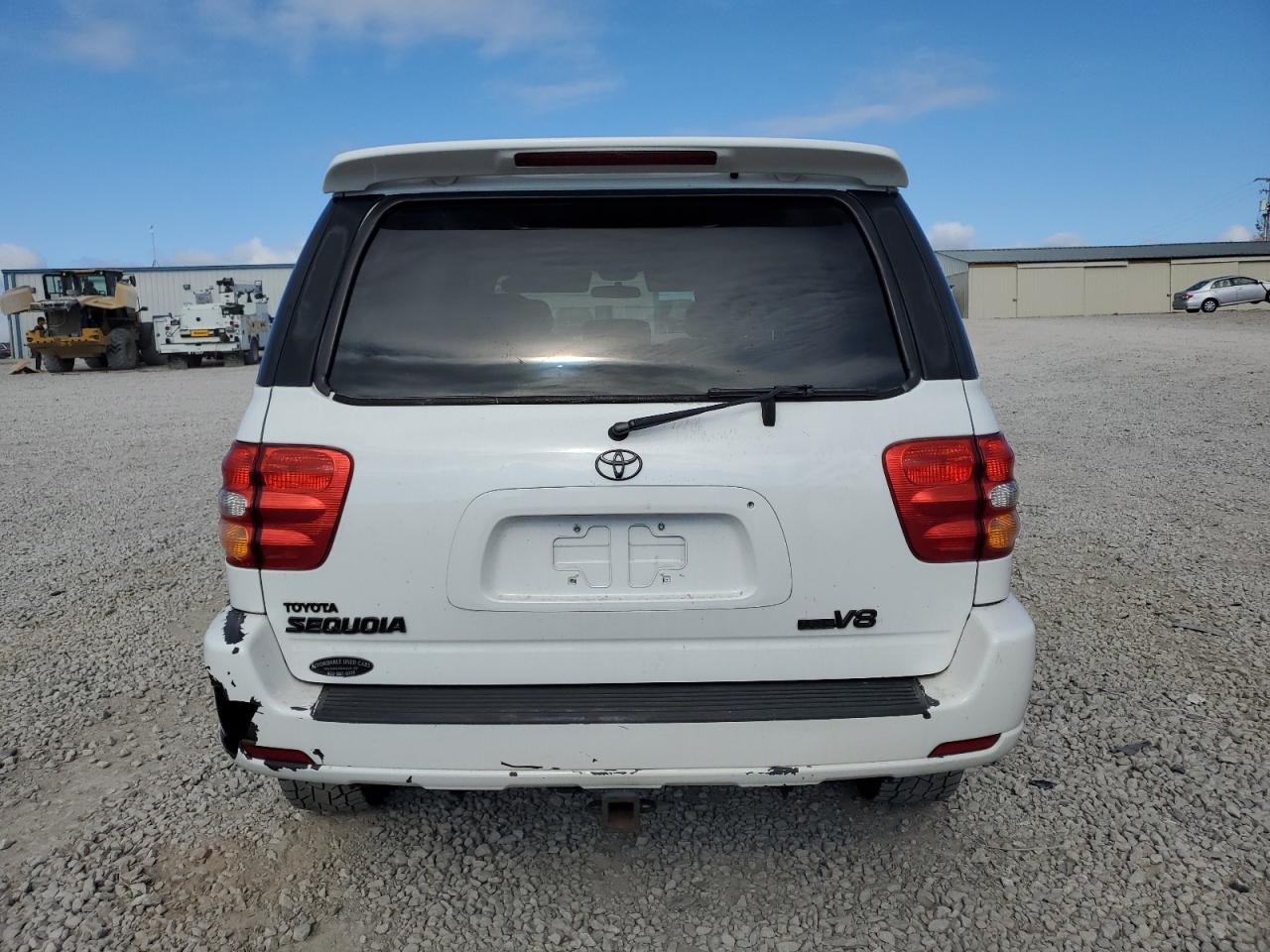 2002 Toyota Sequoia VIN 5TDBT48A52S078908 Copart auction photo, all over / undercarriage damage thumbnail 6