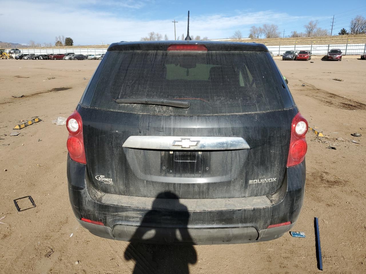 2013 Chevrolet Equinox VIN 2GNALBEK3D1252764 Copart auction photo, side / rear end damage thumbnail 6