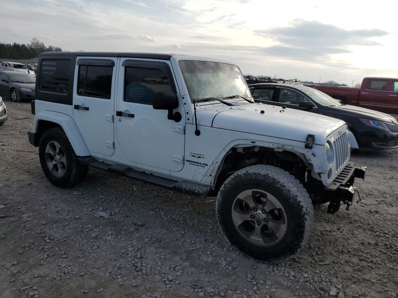 2017 Jeep Wrangler VIN 1C4HJWEG3HL692032 Copart auction photo, front end damage thumbnail 4