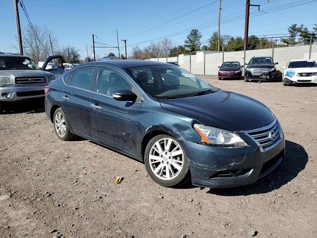 2013 Nissan Sentra VIN 3N1AB7AP9DL674842 Copart auction photo, front end / side damage thumbnail 10
