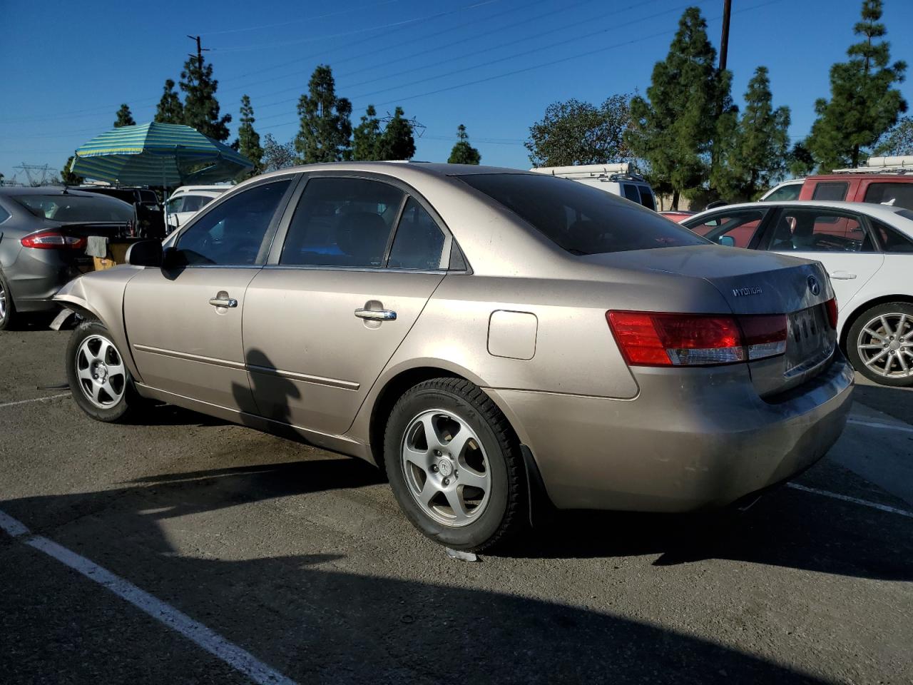 2006 Hyundai Sonata VIN 5NPEU46F86H022479 Copart auction photo, all over damage thumbnail 2