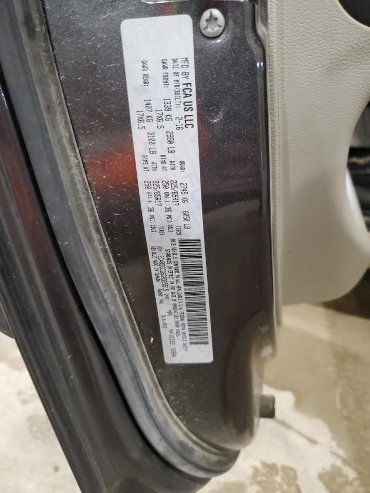 2016 Dodge Caravan VIN 2C4RDGCG5GR325515 Copart auction photo, front end / minor dent/scratches damage thumbnail 13