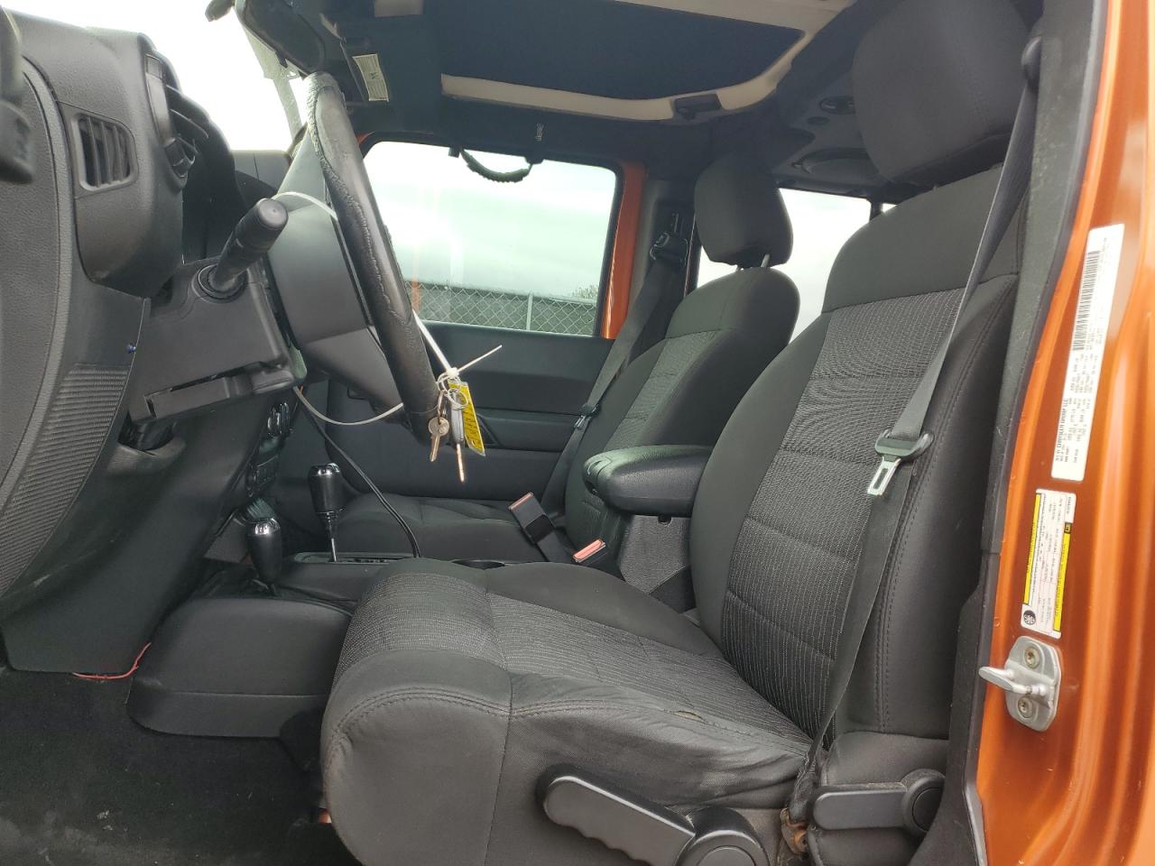 2011 Jeep Wrangler VIN 1J4BA3H10BL629659 Copart auction photo, minor dent/scratches damage thumbnail 7