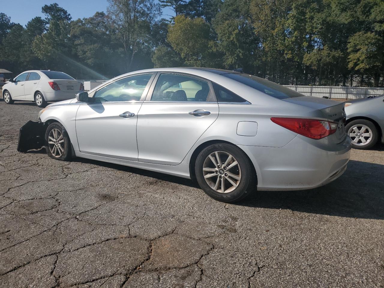 2012 Hyundai Sonata VIN 5NPEC4AC0CH486992 Copart auction photo, front end damage thumbnail 2