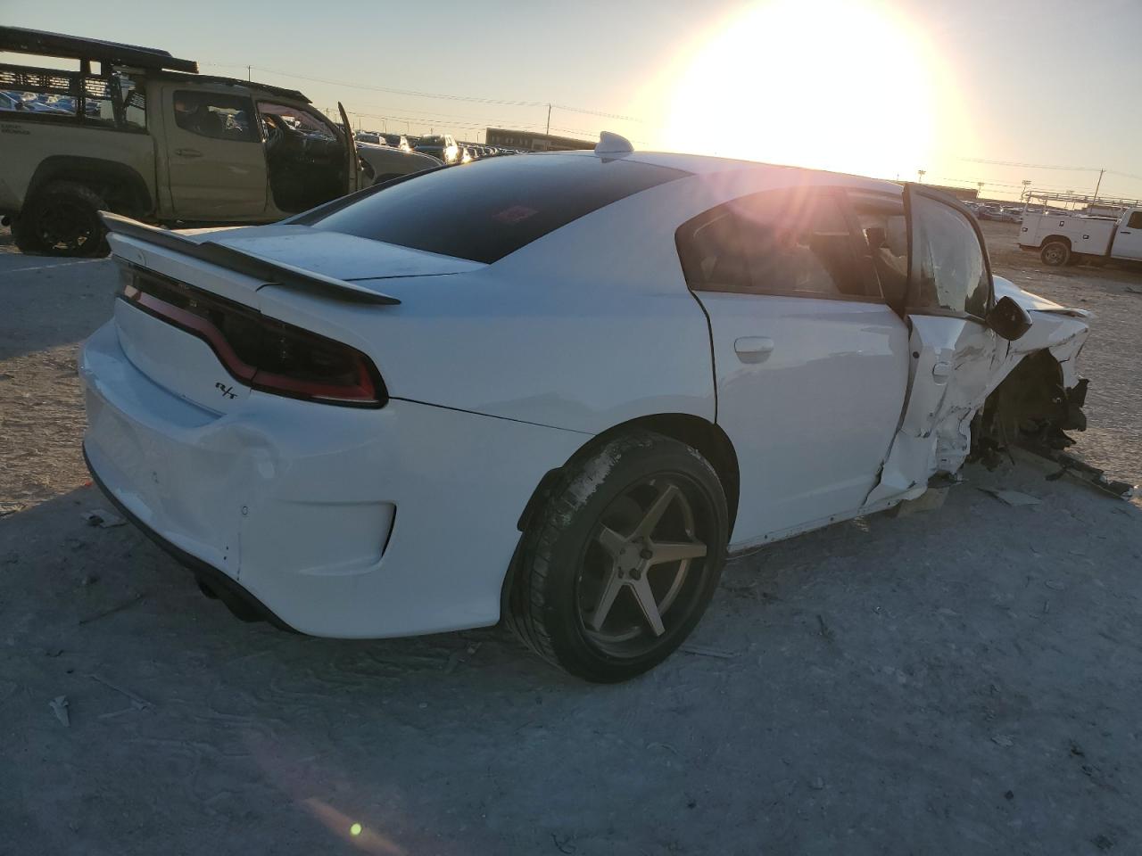 2021 Dodge Charger VIN 2C3CDXCT2MH625487 Copart auction photo, all over damage thumbnail 3