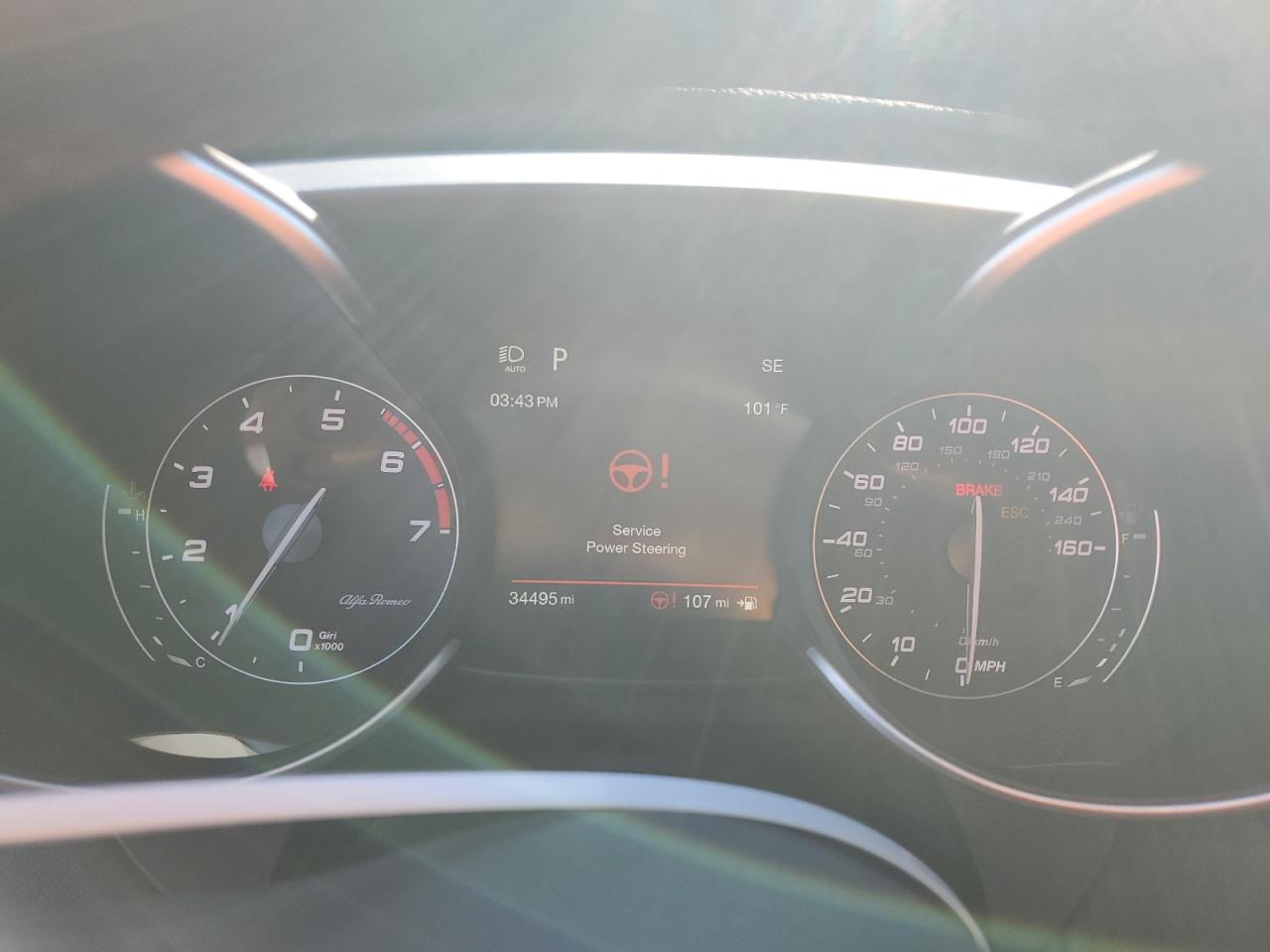 2019 Alfa Romeo Giulia VIN ZARFAMBN9K7604458 Copart auction photo, front end damage thumbnail 9