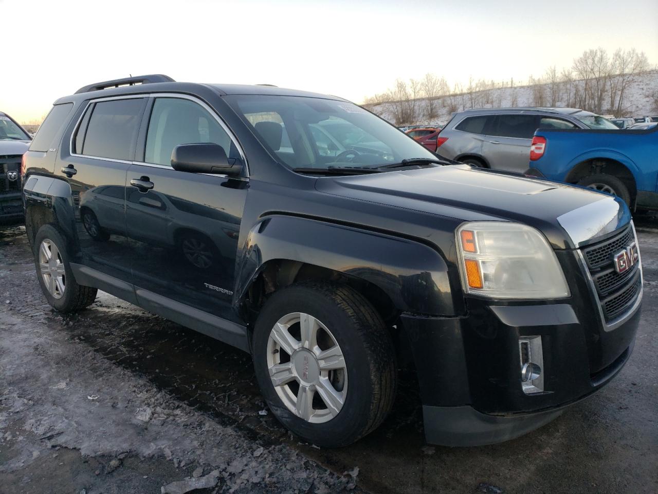 2014 GMC Terrain VIN 2GKFLWEK8E6310706 Copart auction photo, front end / hail damage thumbnail 4