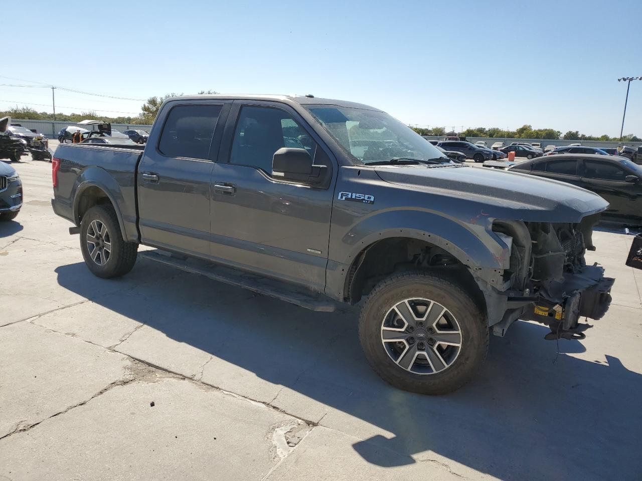2016 Ford F-150 VIN 1FTEW1EP2GKF03785 Copart auction photo, front end damage thumbnail 4