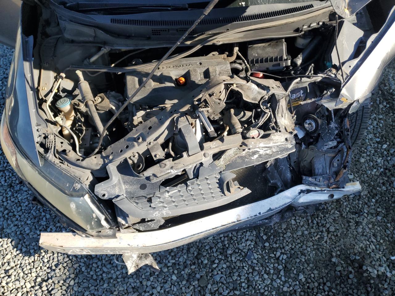 2012 Honda Civic VIN 2HGFG3B52CH566498 Copart auction photo, front end damage thumbnail 12
