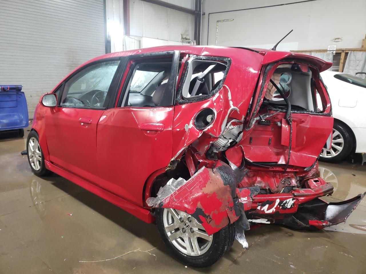 2007 Honda Fit VIN JHMGD38697S059462 Copart auction photo, all over damage thumbnail 2