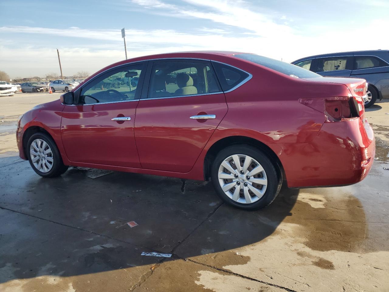 2013 Nissan Sentra VIN 3N1AB7AP6DL750291 Copart auction photo, side damage thumbnail 2
