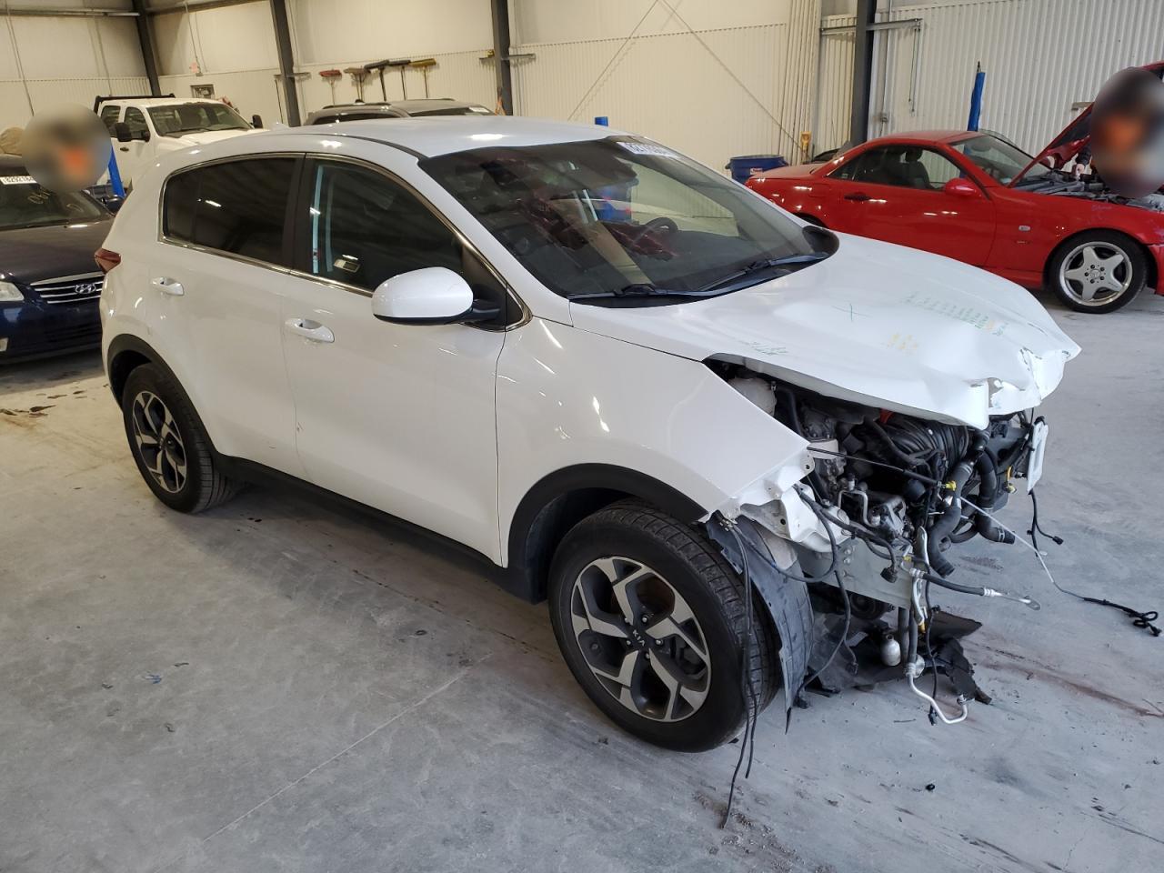 2022 KIA Sportage VIN KNDPM3AC6N7960158 Copart auction photo, front end damage thumbnail 4