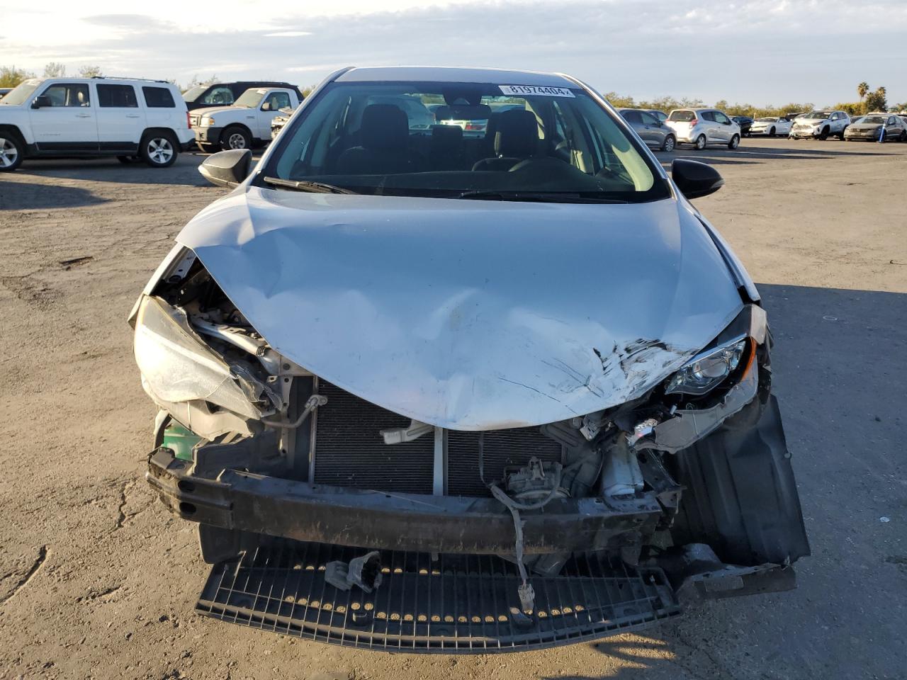 2018 Toyota Corolla VIN 2T1BURHE9JC114734 Copart auction photo, front end damage thumbnail 5