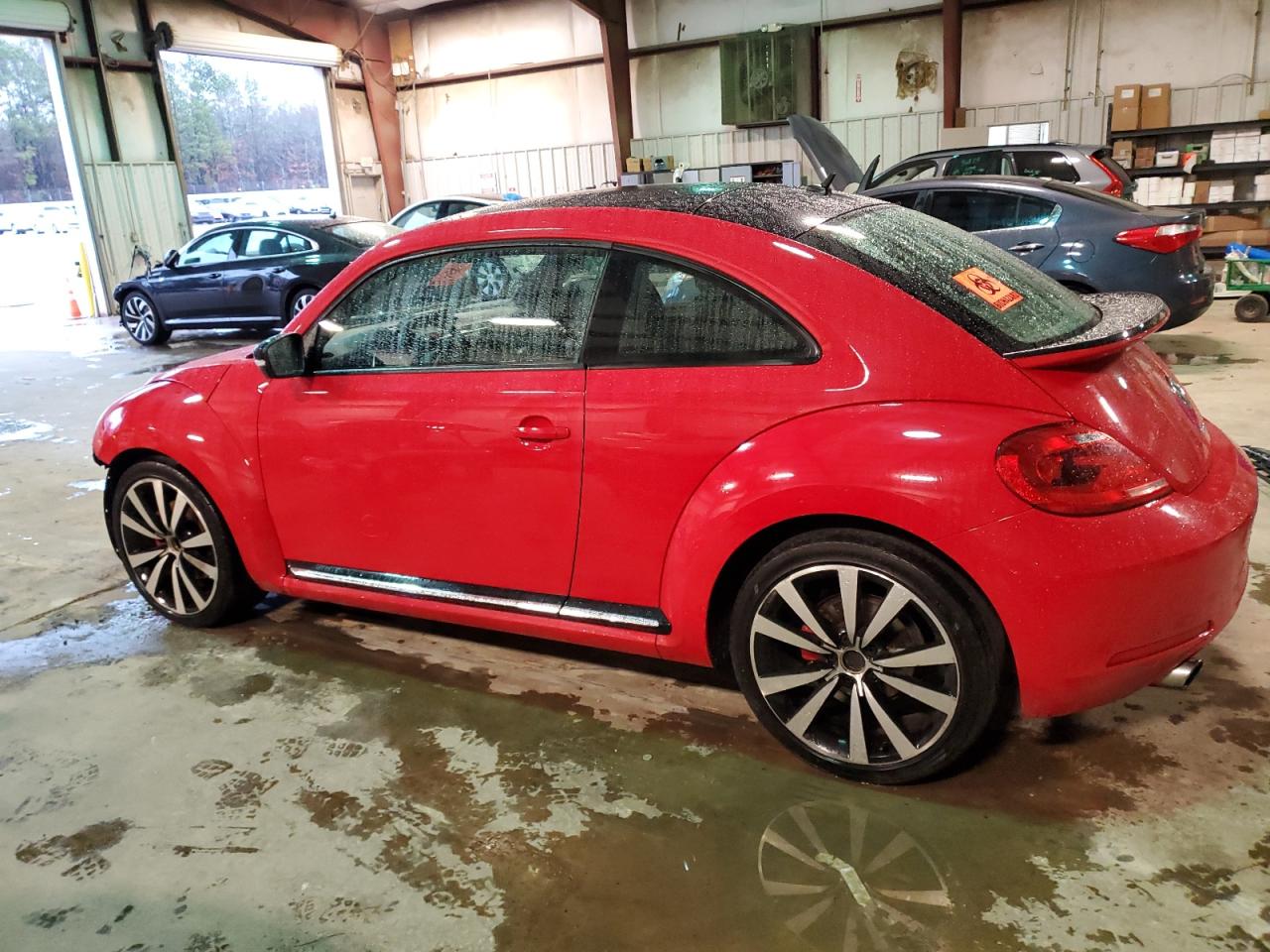2012 Volkswagen Beetle VIN 3VW467AT7CM649844 Copart auction photo, front end damage thumbnail 2