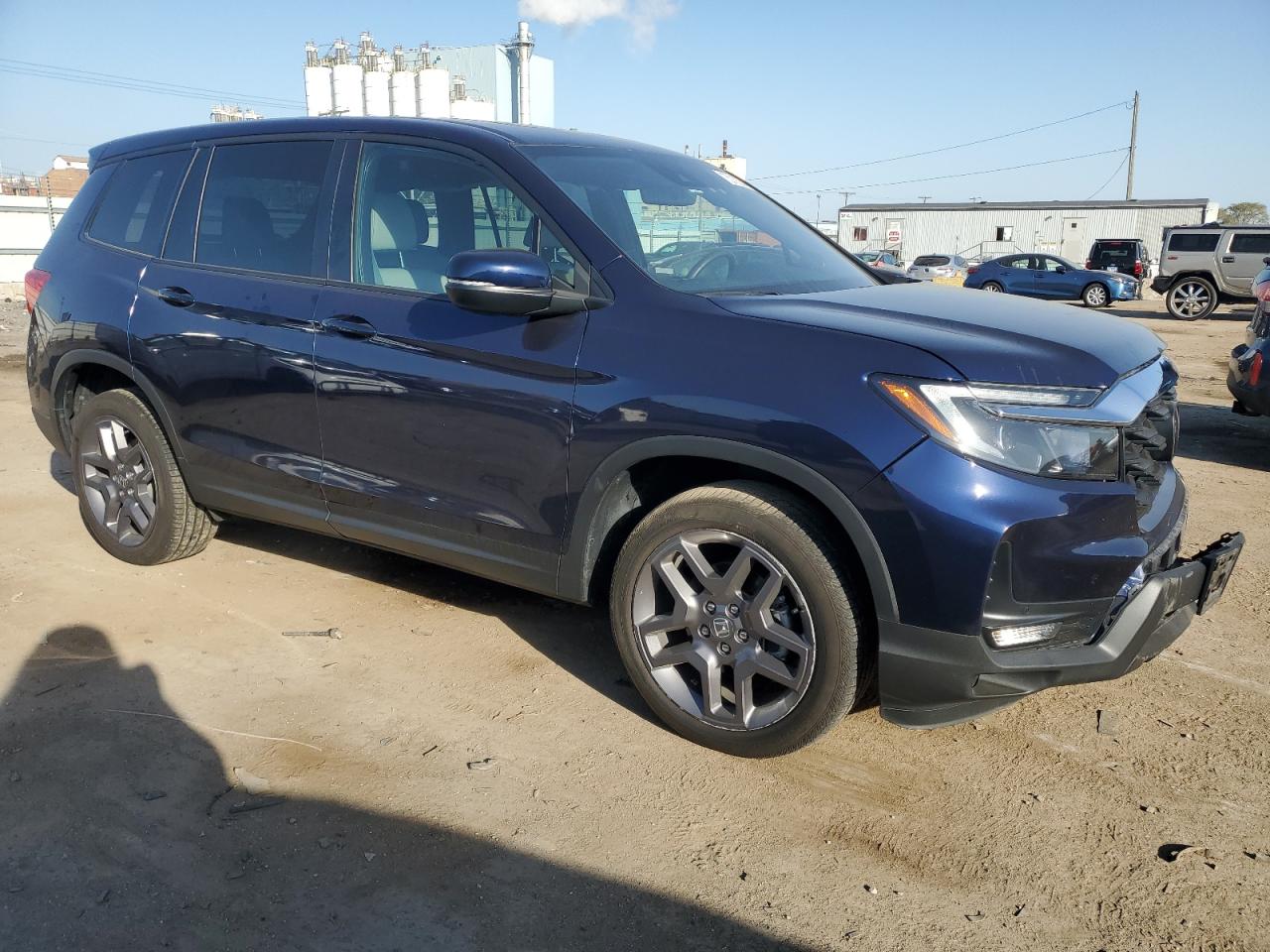 2022 Honda Passport VIN 5FNYF8H52NB023983 Copart auction photo, front end damage thumbnail 4