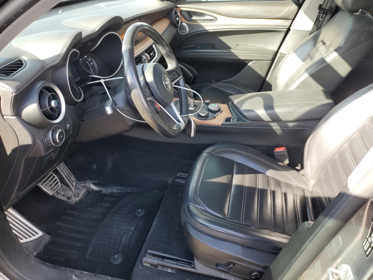 2019 Alfa Romeo Stelvio VIN ZASPAKBN1K7C52373 Copart auction photo, front end damage thumbnail 7