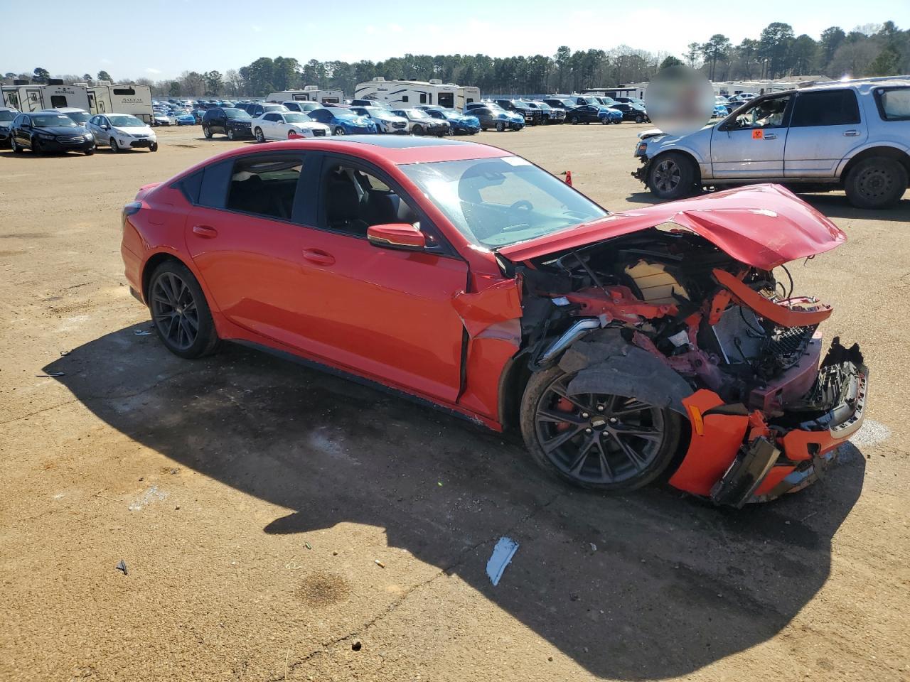 2021 Cadillac CT5 VIN 1G6DP5RK3M0144231 Copart auction photo, front end / mechanical damage thumbnail 4
