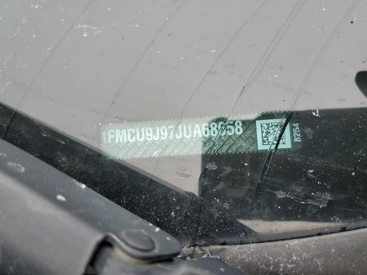 2018 Ford Escape VIN 1FMCU9J97JUA68658 Copart auction photo, all over damage thumbnail 13