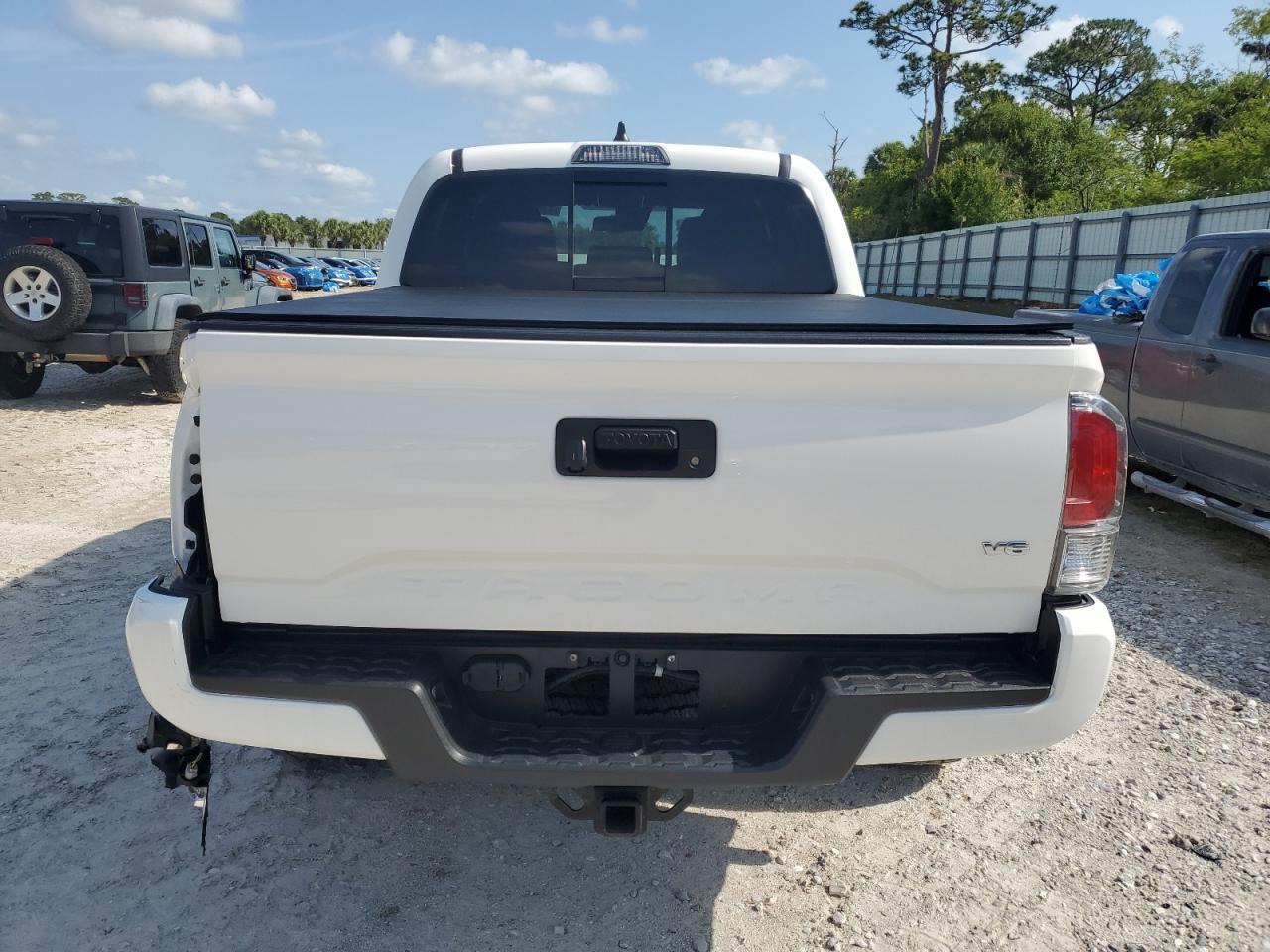 2021 Toyota Tacoma VIN 3TYCZ5AN9MT013153 Copart auction photo, front end / hail damage thumbnail 6