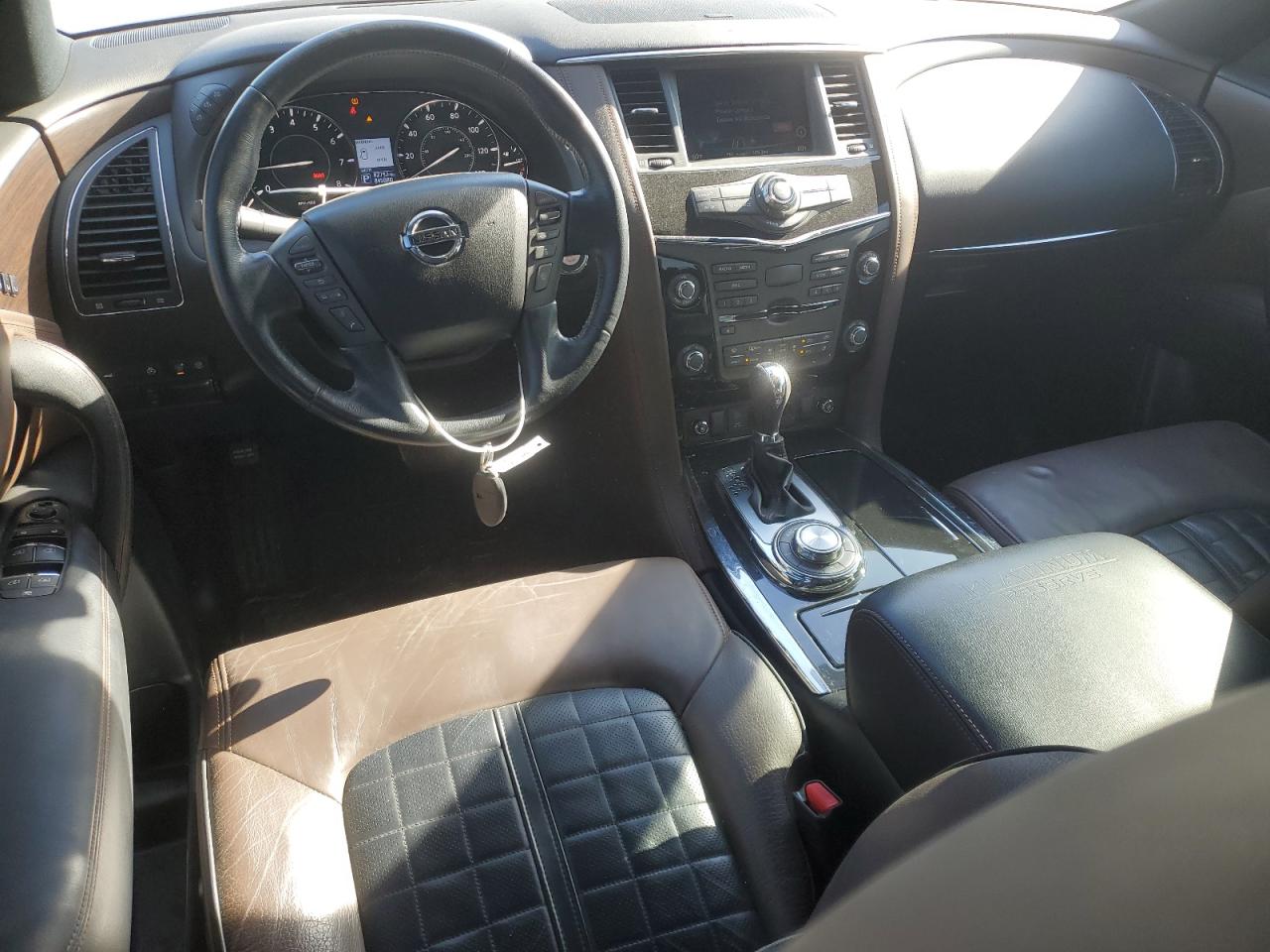 2020 Nissan Armada VIN JN8AY2NE3L9782831 Copart auction photo, front end damage thumbnail 8