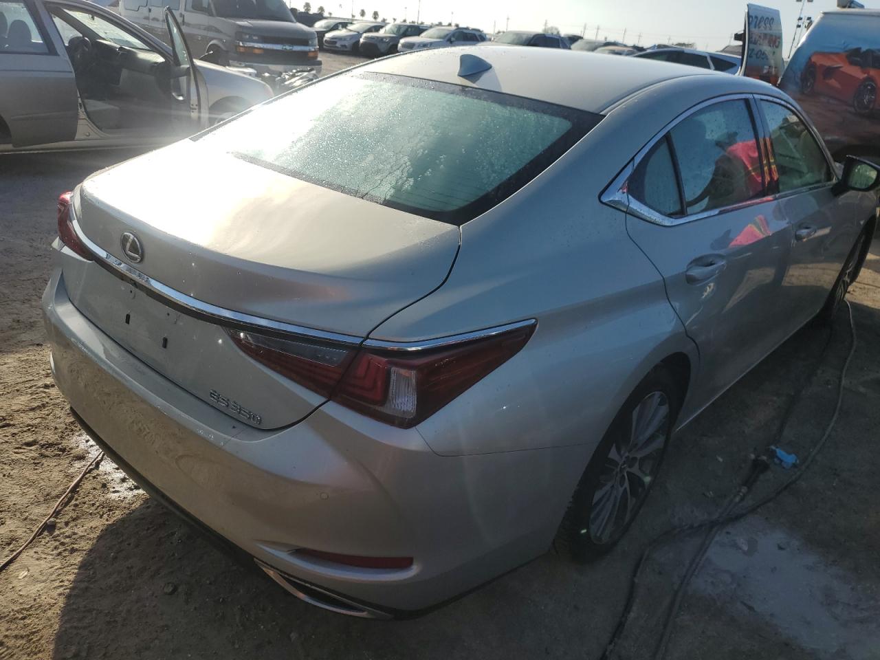 2021 Lexus ES VIN 58ADZ1B12MU108593 Copart auction photo, water/flood damage thumbnail 3