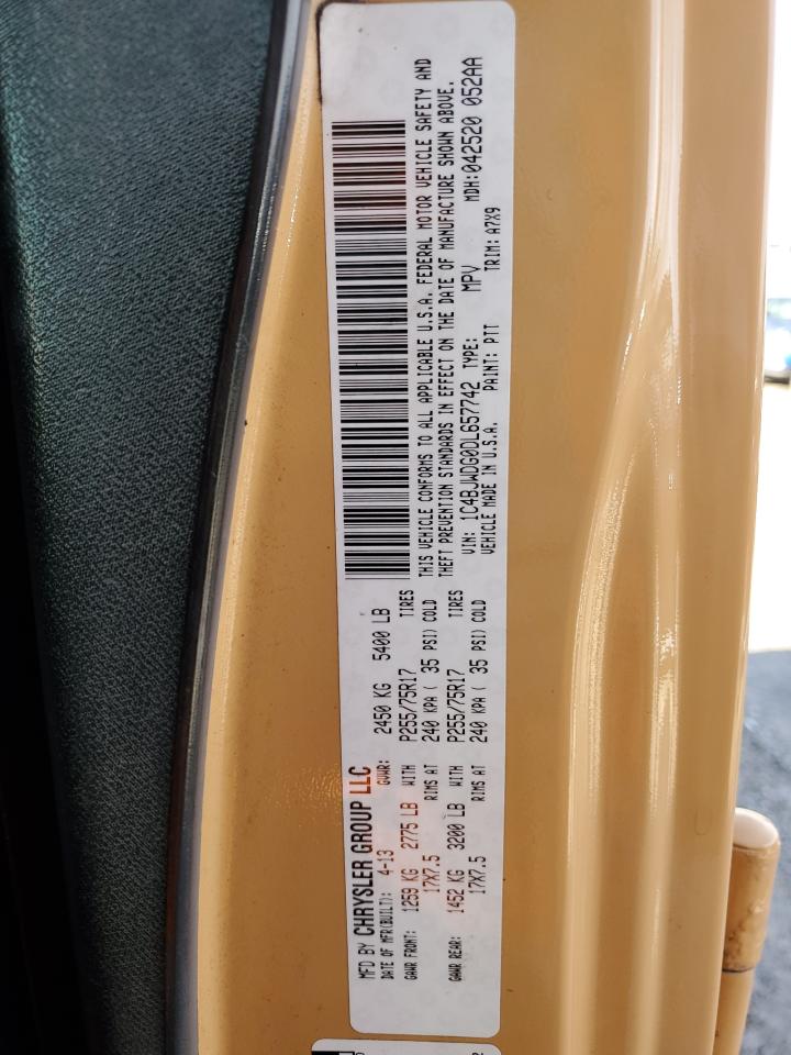 2013 Jeep Wrangler VIN 1C4BJWDG0DL657742 Copart auction photo, front end damage thumbnail 12