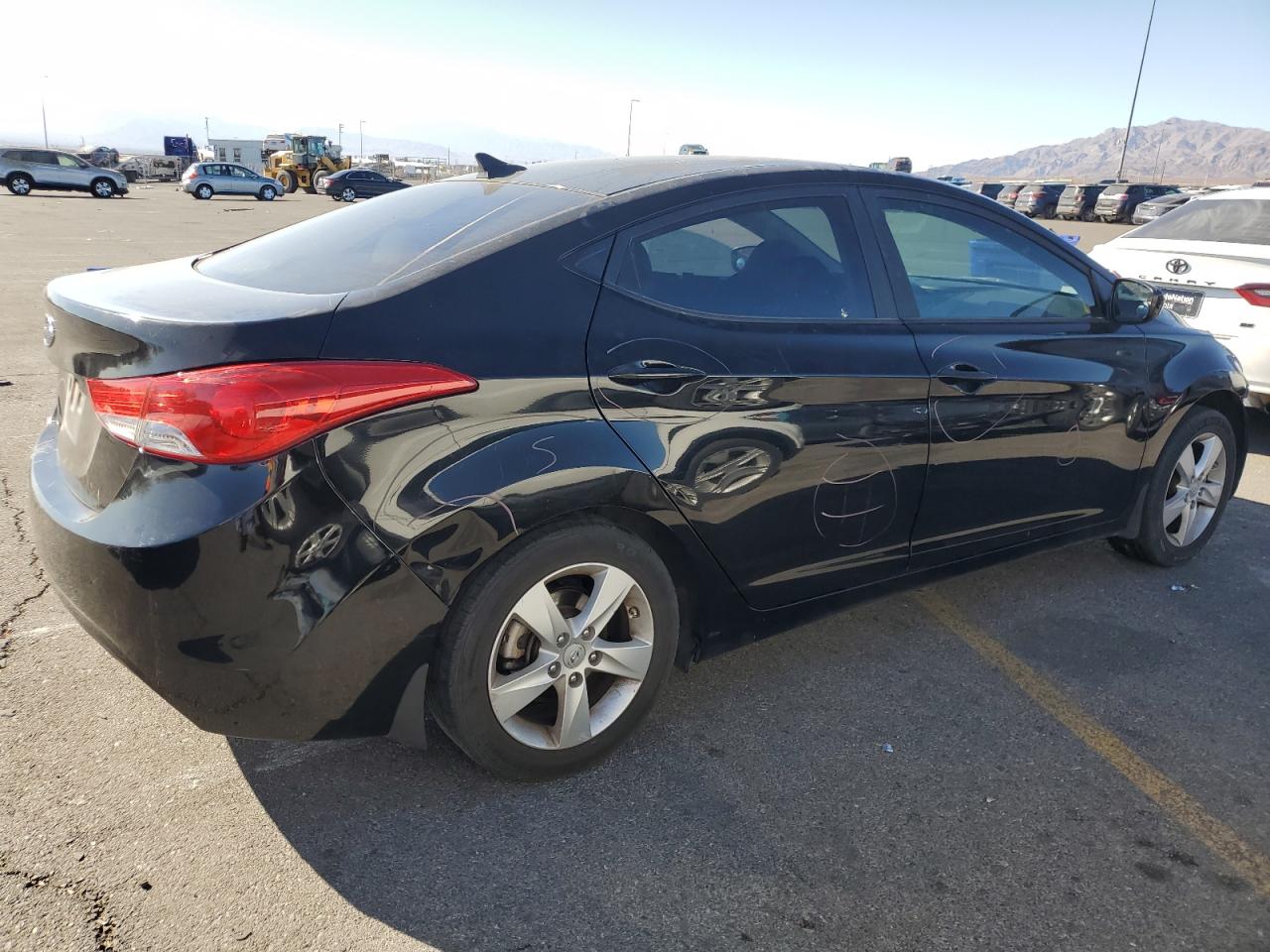 2013 Hyundai Elantra VIN 5NPDH4AE3DH159292 Copart auction photo, front end damage thumbnail 3