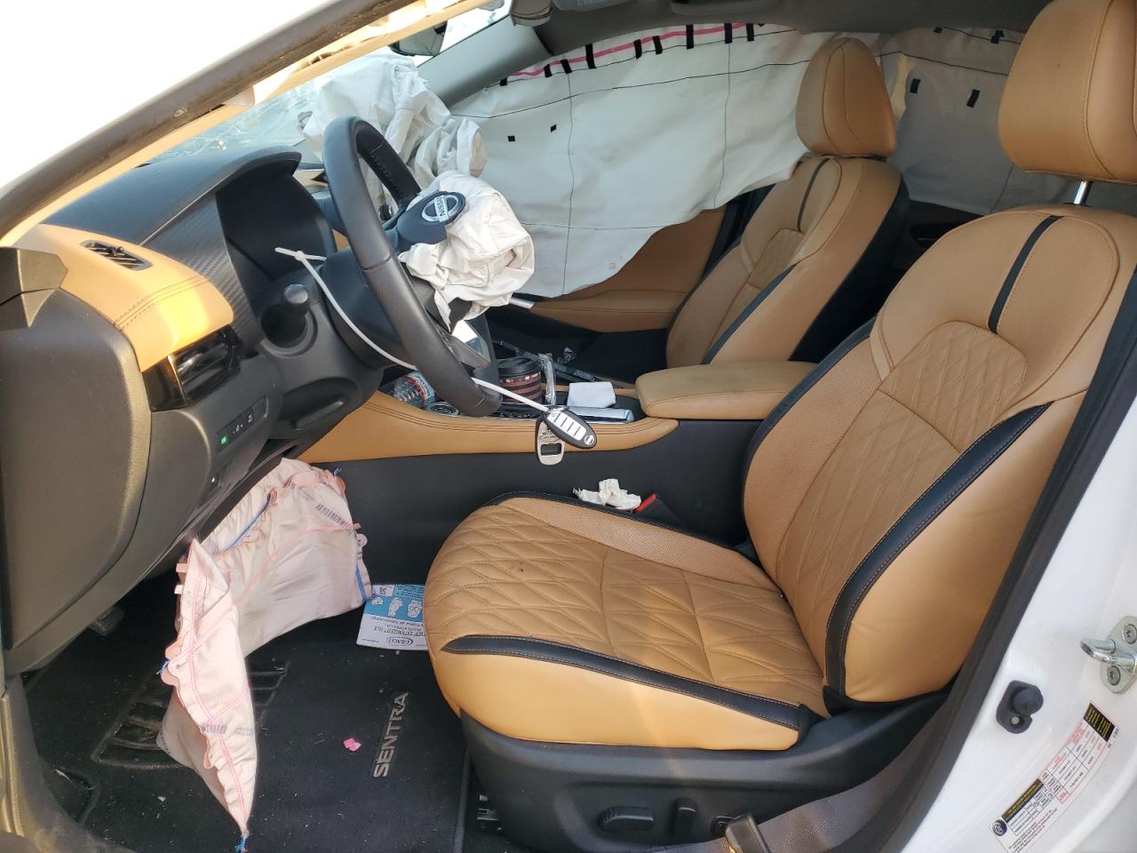 2020 Nissan Sentra VIN 3N1AB8CV2LY281588 Copart auction photo, front end damage thumbnail 7
