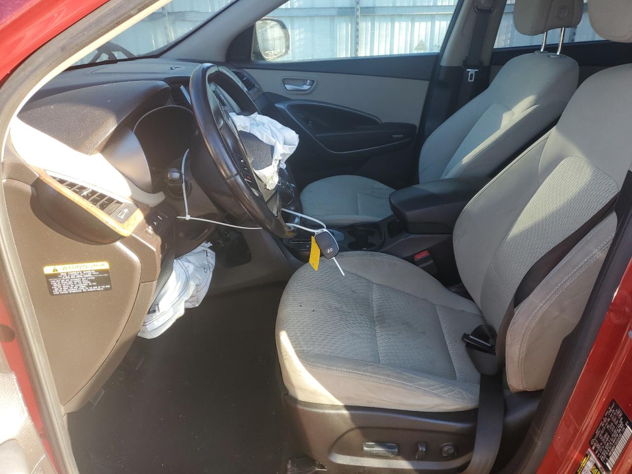 2013 Hyundai Santa Fe VIN KM8SMDHF1DU004582 Copart auction photo, front end / minor dent/scratches damage thumbnail 7