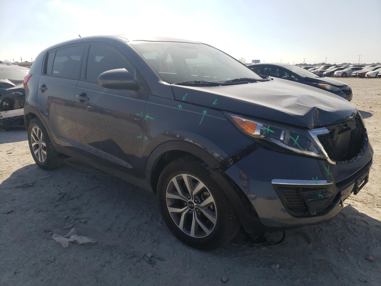 2016 KIA Sportage VIN KNDPB3AC7G7850311 Copart auction photo, front end / mechanical damage thumbnail 4