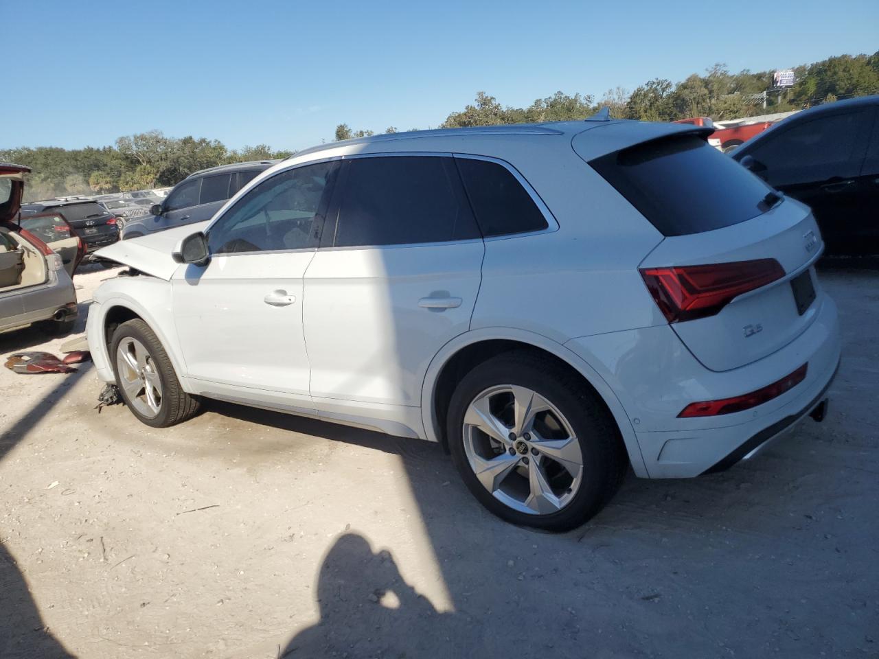 2021 Audi Q5 VIN WA1CAAFY7M2102509 Copart auction photo, front end damage thumbnail 2