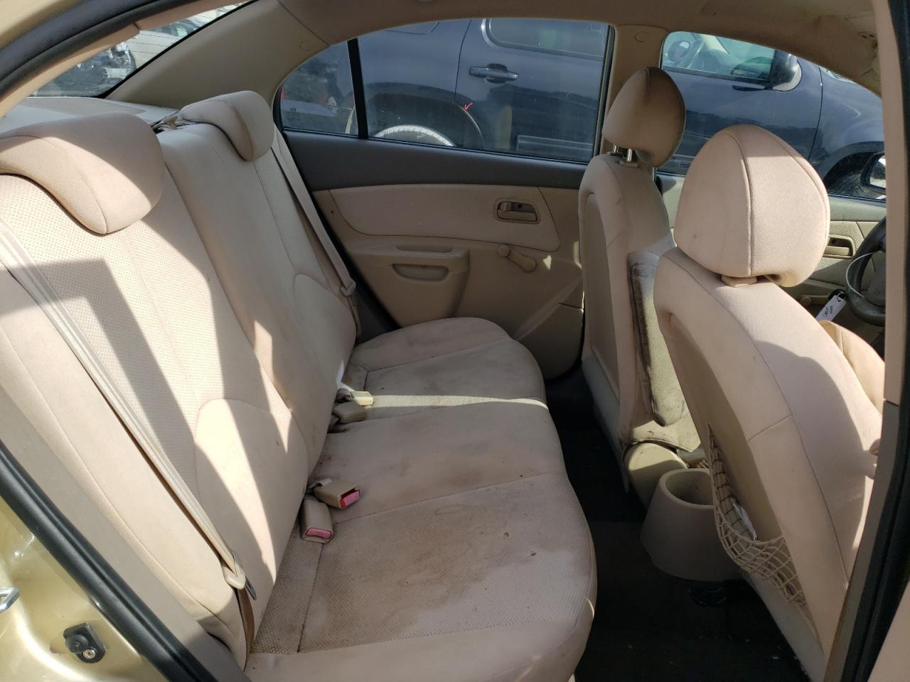 2009 KIA Rio VIN KNADE223296470687 Copart auction photo, front end / minor dent/scratches damage thumbnail 10