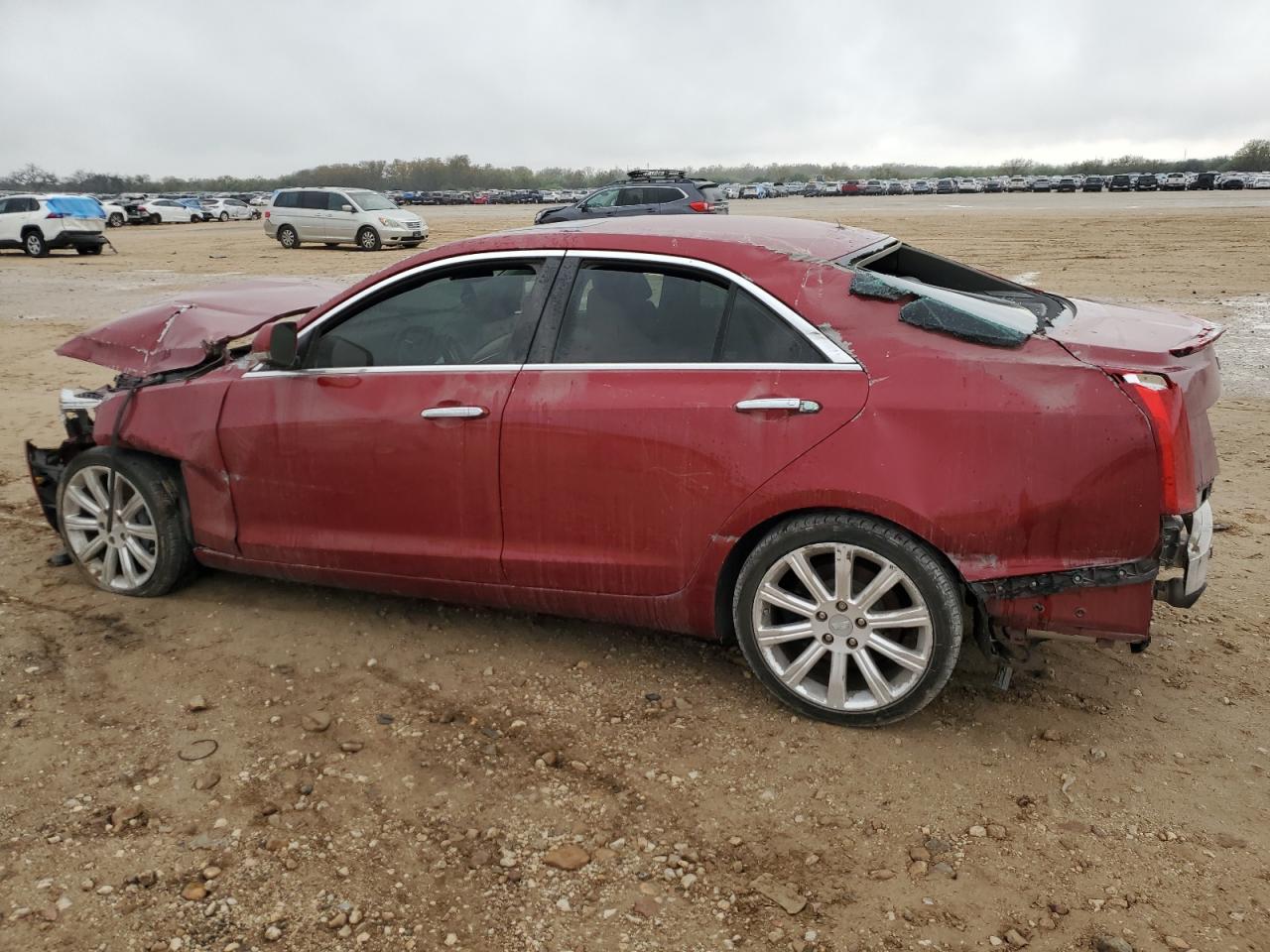 2016 Cadillac ATS VIN 1G6AH5RX9G0103246 Copart auction photo, all over damage thumbnail 2