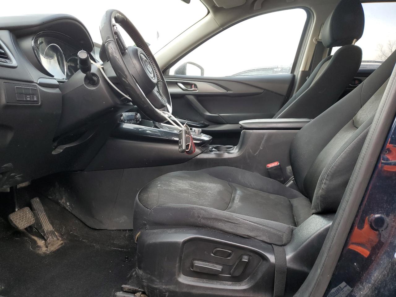 2017 Mazda CX-9 VIN JM3TCABY9H0142833 Copart auction photo, front end / side damage thumbnail 7
