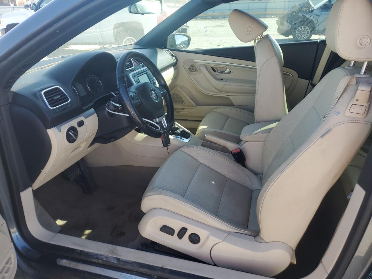 2014 Volkswagen Eos VIN WVWBW8AH5EV003402 Copart auction photo, mechanical damage thumbnail 7