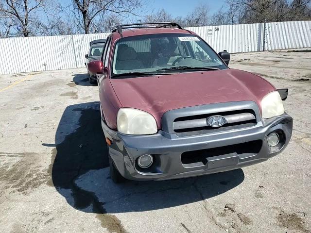 2005 Hyundai Santa Fe VIN KM8SC13D05U968258 Copart auction photo, front end / rear end damage thumbnail 11