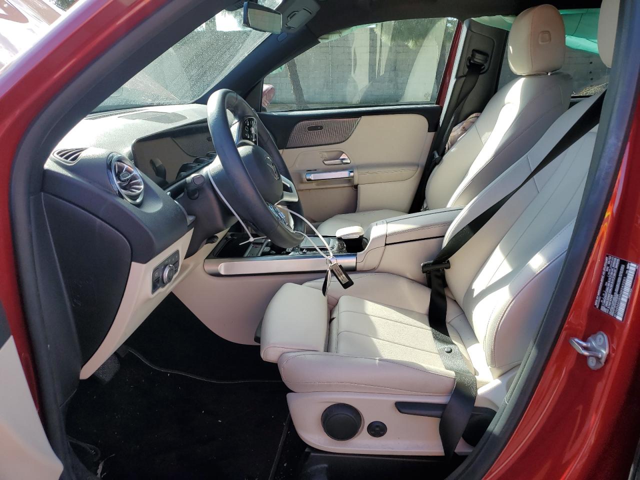 2022 Mercedes-Benz GLB VIN W1N4M4GB5NW242283 Copart auction photo, side damage thumbnail 7