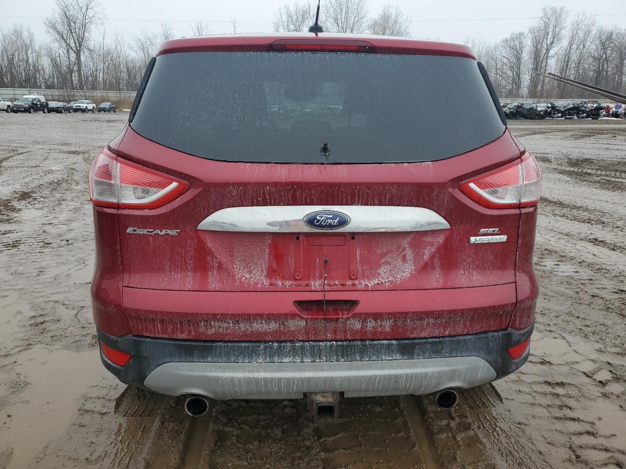 2013 Ford Escape VIN 1FMCU0HX5DUC77742 Copart auction photo, front end / side damage thumbnail 6