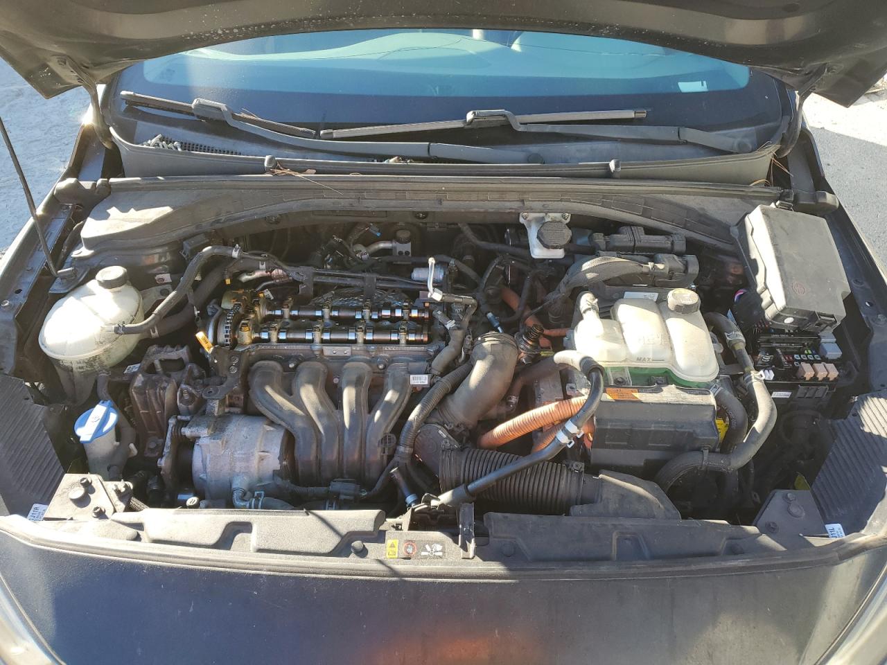 2017 Hyundai IONIQ VIN KMHC05LC9HU021039 Copart auction photo, water/flood damage thumbnail 11